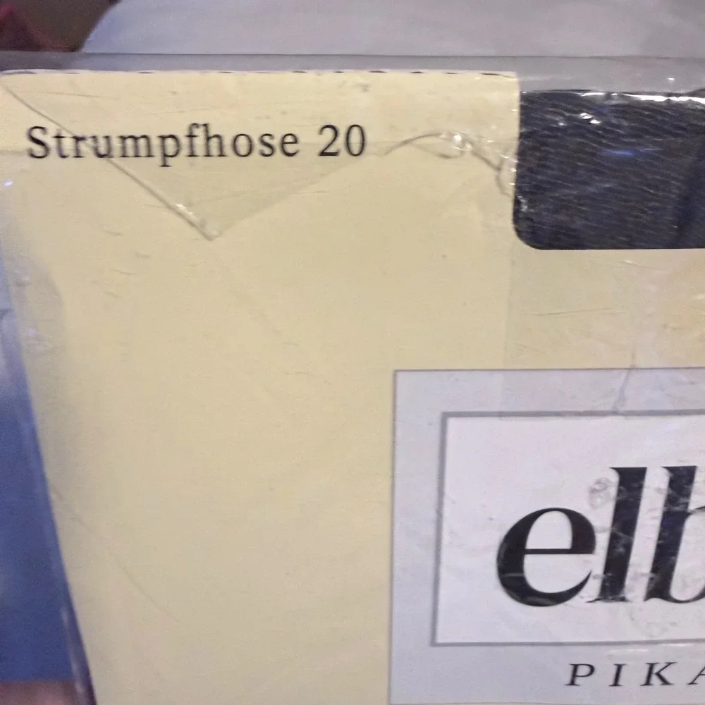 Vintage‎ Elbeo Pikant Pantyhose Graphit 042 Size 40-42 20 Den NOS Germany